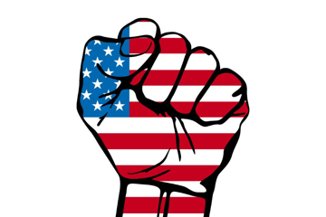 Picture of American Flag Fist