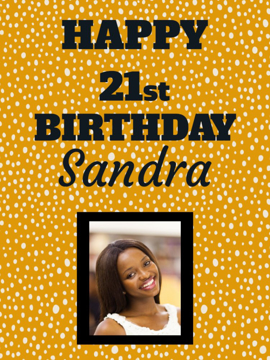 Picture of Birthday Sign 8