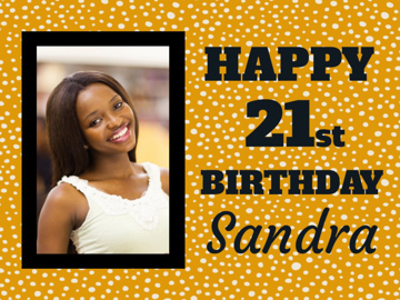 Picture of Birthday Sign 8