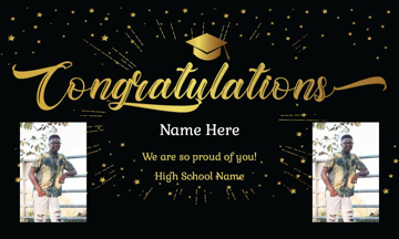 Picture of High School Banner 6 - 3x5