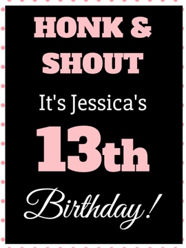 Picture of Birthday Sign 9