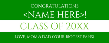 Picture of Vinyl Graduation 3 - 4x10
