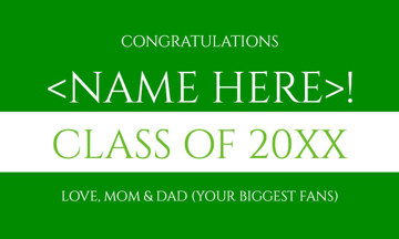 Picture of Vinyl Graduation 3 - 3x5