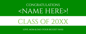 Picture of Vinyl Graduation 3 - 2x5