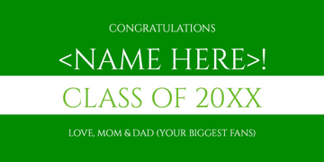 Picture of Vinyl Graduation 3 - 2x4