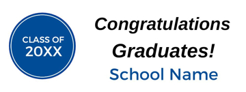 Picture of Vinyl Graduation 18 - 3x8