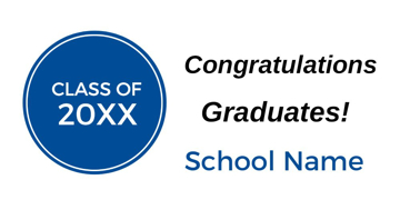 Picture of Vinyl Graduation 18 - 3x6