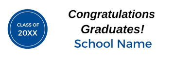 Picture of Vinyl Graduation 18 - 2x6