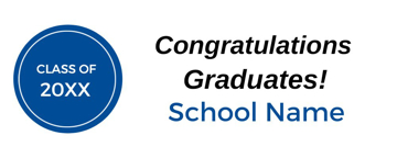 Picture of Vinyl Graduation 18 - 2x5