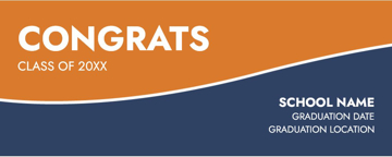Picture of Vinyl Graduation 12 - 2x5