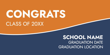 Picture of Vinyl Graduation 12 - 2x4