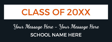 Picture of Vinyl Graduation 15 - 3x8