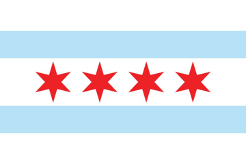 Picture of Chicago, IL Flag - 2x3