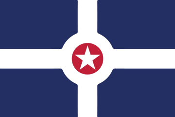 Picture of Indianapolis, IN Flag - 2x3