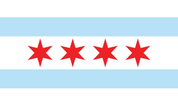 Picture of Chicago, IL Flag - 3x5