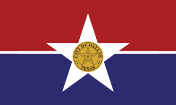 Picture of Dallas, TX Flag - 3x5