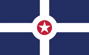Picture of Indianapolis, IN Flag - 5x8