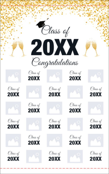 Picture of Graduation Backdrop 1 - 8ft x 5ft