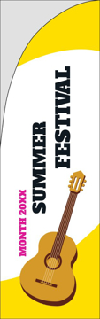 Picture of Summer Festival - 7.5ft Straight Flag