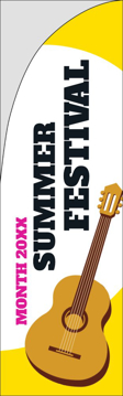 Picture of Summer Festival - 10ft Straight Flag