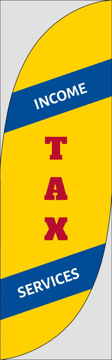 Picture of Income Tax 877525684 - 7.5ft Feather Flag