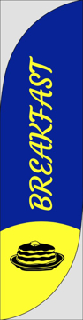 Picture of Breakfast - 13ft Feather Flag