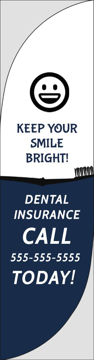 Picture of Dental Insurance - 13ft Feather Flag