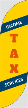Picture of Income Tax 877525684 - 13ft Feather Flag