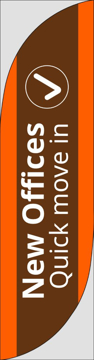 Picture of Office Space 6 - 13ft Feather Flag