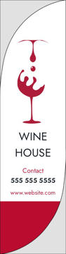 Picture of Wine House 01 - 13ft Feather Flag