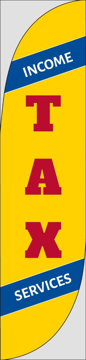 Picture of Income Tax 877525684 - 15.5ft Feather Flag
