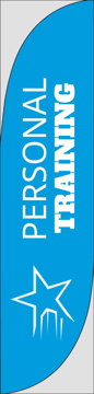Picture of Personal Training - 15.5ft Feather Flag