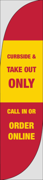 Picture of Take Out 7 - 15.5ft Feather Flag