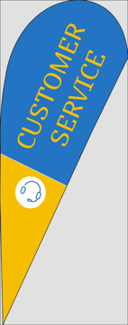 Picture of Business 14 - 10ft Teardrop Flag