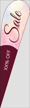 Picture of Teardrop Best Seller 7 - 13ft Teardrop Flag
