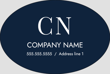 Picture of Retail Sticker 3 - Oval 2" x 3"