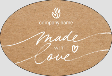 Picture of Retail Sticker 6 - Oval 2" x 3"