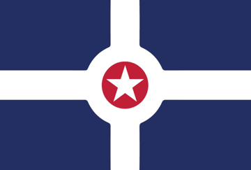 Picture of Indianapolis, IN Flag - 4x6