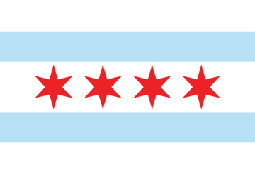 Picture of Chicago, IL Flag - 2x3