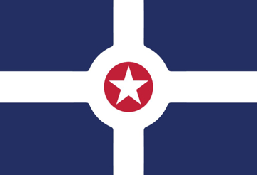 Picture of Indianapolis, IN Flag - 2x3