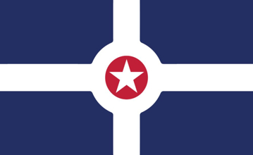 Picture of Indianapolis, IN Flag - 3x5