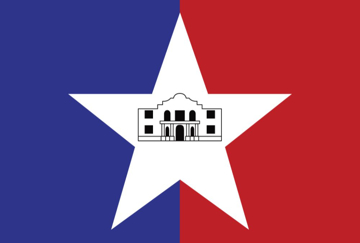 Picture of San Antonio, TX Flag - 4x6
