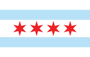 Picture of Chicago, IL Flag - 5x8
