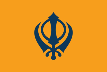Picture of Sikh Flag - 4x6