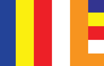 Picture of Buddhist flag - 5x8