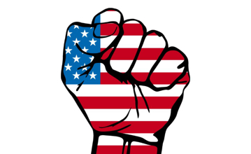 Picture of American Flag Fist